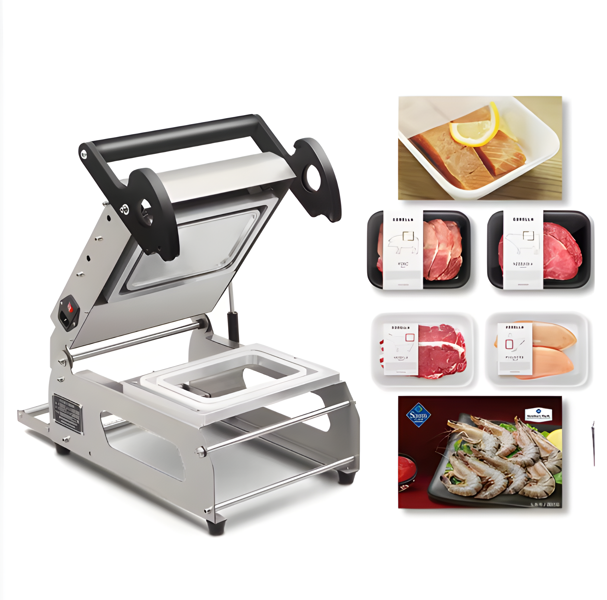 Plastic Preserve Sealing Machine With Prefabricated Dishes